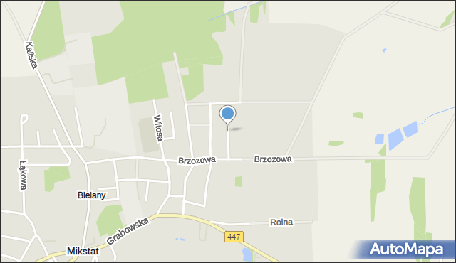 Mikstat, Korczaka Janusza, mapa Mikstat