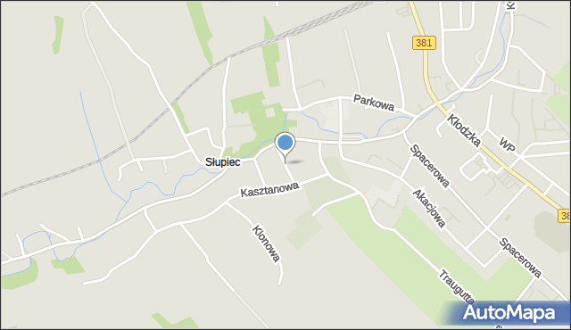 Nowa Ruda powiat kłodzki, Konopnickiej Marii, mapa Nowa Ruda powiat kłodzki