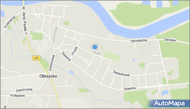 Obrzycko, Kopernika Mikołaja, mapa Obrzycko