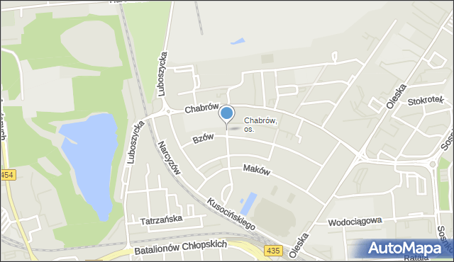 Opole, Konwalii, mapa Opola