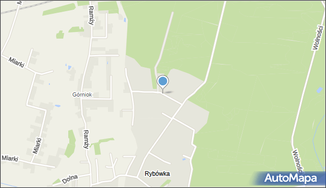 Orzesze powiat mikołowski, Konopnickiej Marii, mapa Orzesze powiat mikołowski