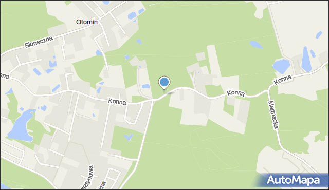 Otomin, Konna, mapa Otomin