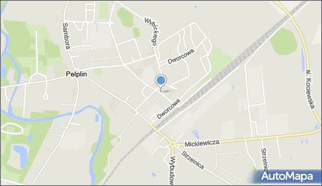 Pelplin, Kopernika Mikołaja, mapa Pelplin