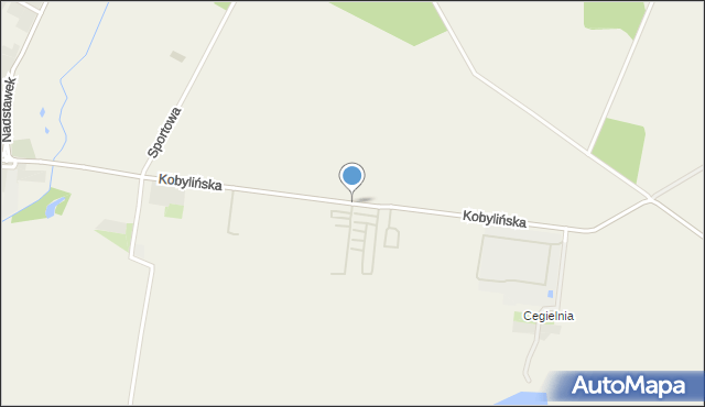 Pępowo powiat gostyński, Kobylińska, mapa Pępowo powiat gostyński