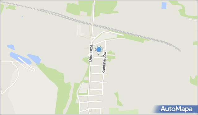 Piekary Śląskie, Korfantego Wojciecha, mapa Piekary Śląskie