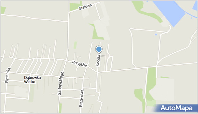 Piekary Śląskie, Kocota, mapa Piekary Śląskie