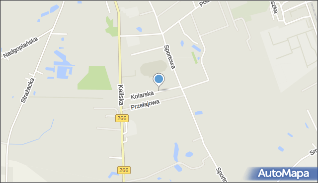 Piotrków Kujawski, Kolarska, mapa Piotrków Kujawski