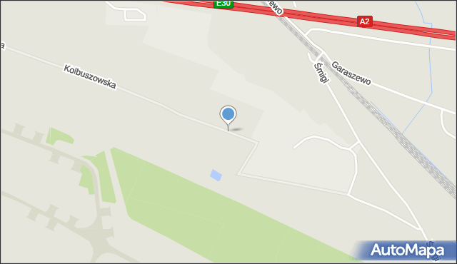 Poznań, Kolbuszowska, mapa Poznania