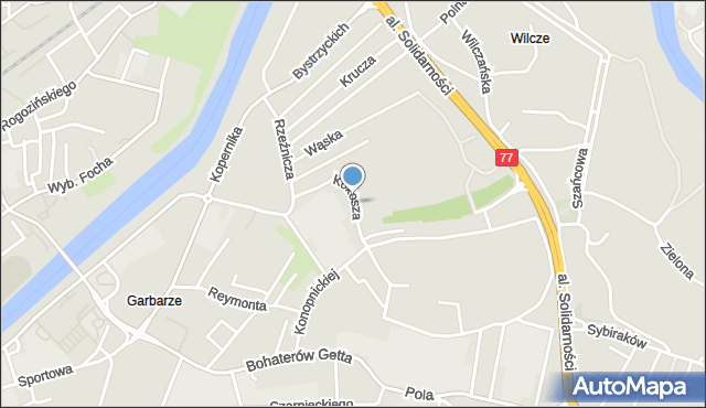 Przemyśl, Kokosza, mapa Przemyśla