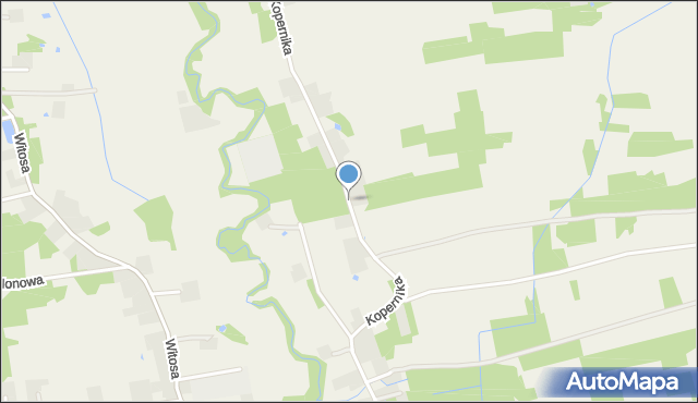 Radgoszcz powiat dąbrowski, Kopernika Mikołaja, mapa Radgoszcz powiat dąbrowski