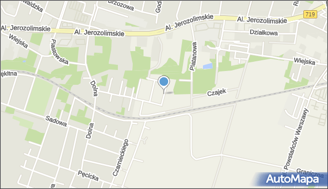 Reguły, Kotwiczna, mapa Reguły