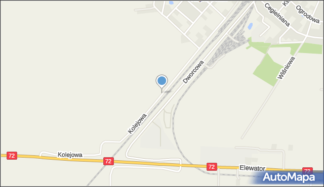 Rogów powiat brzeziński, Kolejowa, mapa Rogów powiat brzeziński