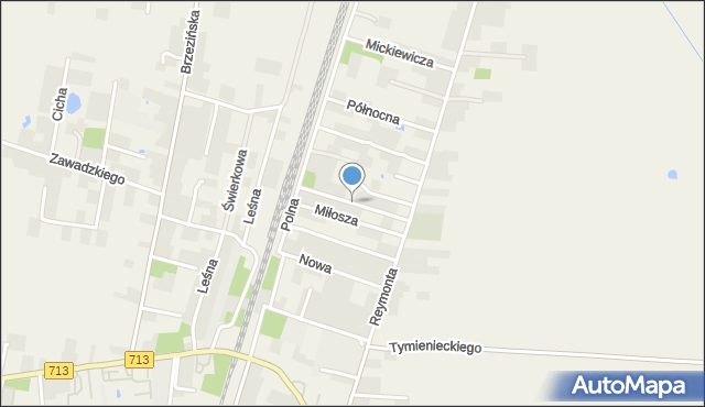 Rokiciny-Kolonia, Konopnickiej Marii, mapa Rokiciny-Kolonia
