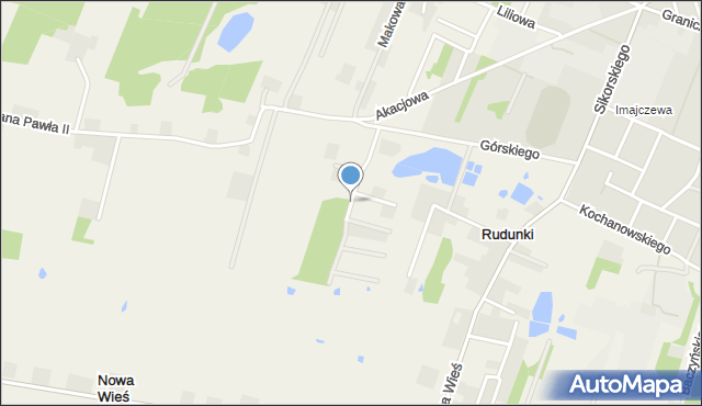 Rudunki gmina Aleksandrów Kujawski, Konopnickiej Marii, mapa Rudunki gmina Aleksandrów Kujawski