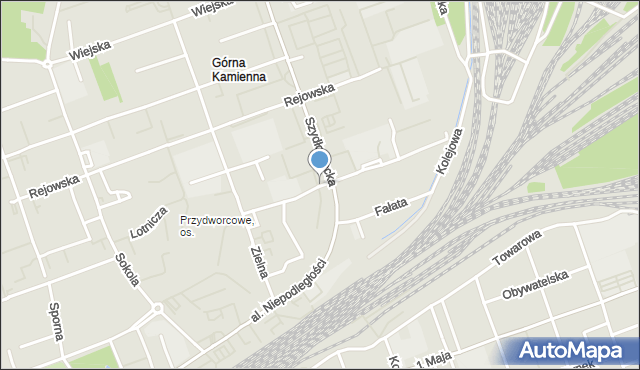 Skarżysko-Kamienna, Kossaka Wojciecha, mapa Skarżysko-Kamienna