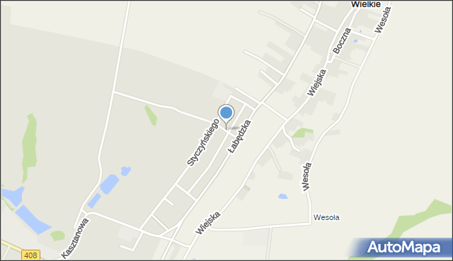 Sośnicowice, Korfantego Wojciecha, mapa Sośnicowice