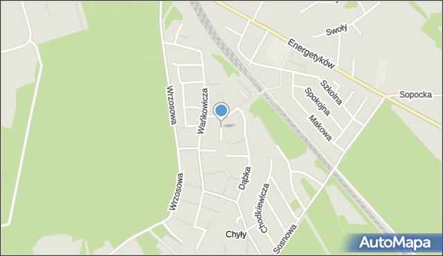 Stalowa Wola, Koper Stanisławy, mapa Stalowa Wola