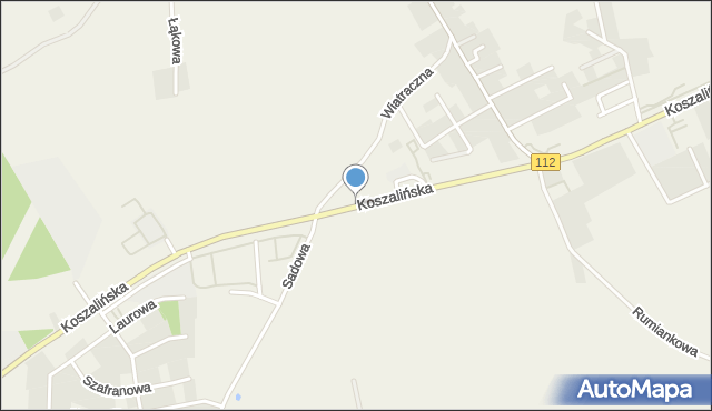 Stare Bielice gmina Biesiekierz, Koszalińska, mapa Stare Bielice gmina Biesiekierz