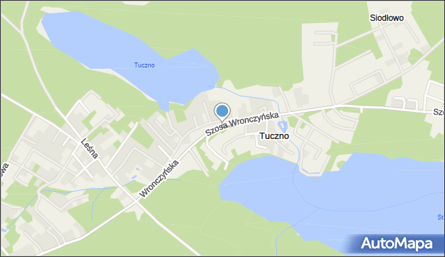 Stęszewko, Konwaliowa, mapa Stęszewko