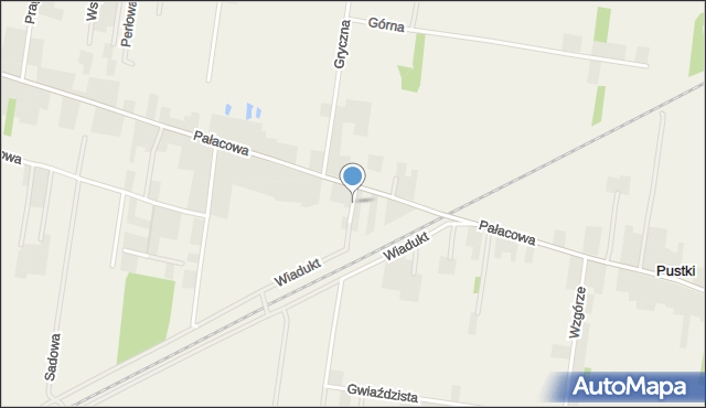 Stok Lacki, Kolejowa, mapa Stok Lacki