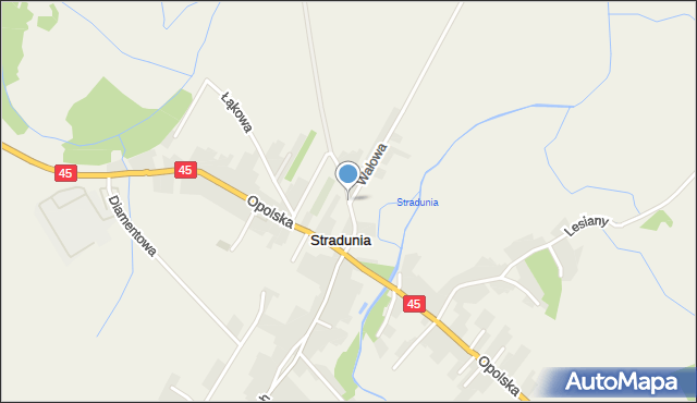 Stradunia, Konopnickiej Marii, mapa Stradunia