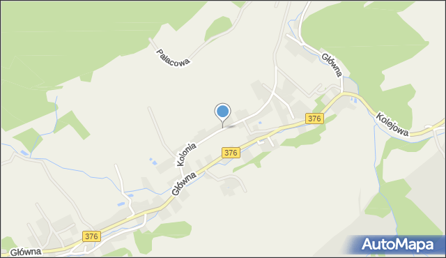 Struga gmina Stare Bogaczowice, Kolonia, mapa Struga gmina Stare Bogaczowice