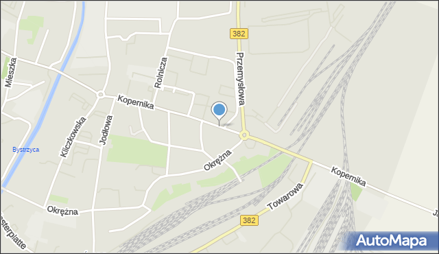 Świdnica, Kopernika Mikołaja, mapa Świdnicy