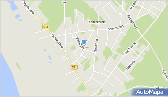 Toruń, Kogucia, mapa Torunia