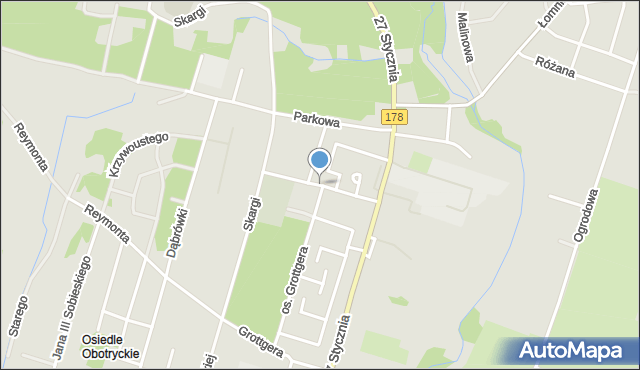 Trzcianka powiat czarnkowsko-trzcianecki, Koszykowa, mapa Trzcianka powiat czarnkowsko-trzcianecki