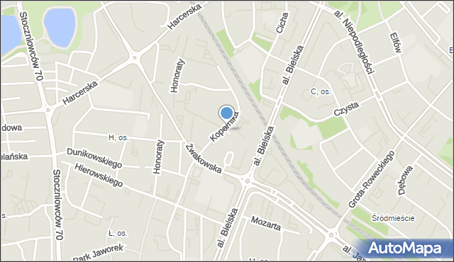 Tychy, Konstytucji 3 Maja, mapa Tych&oacute;w