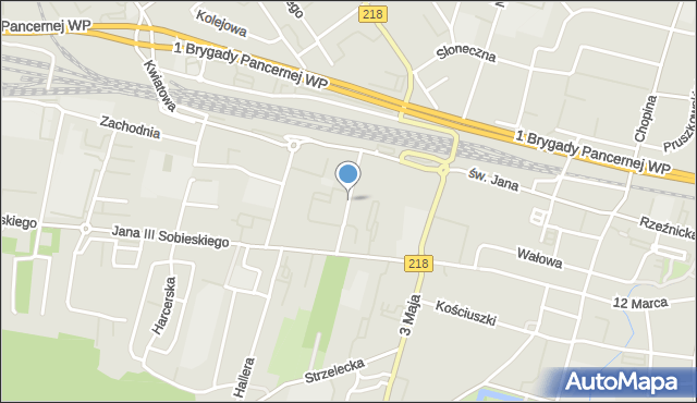 Wejherowo, Kopernika Mikołaja, mapa Wejherowo