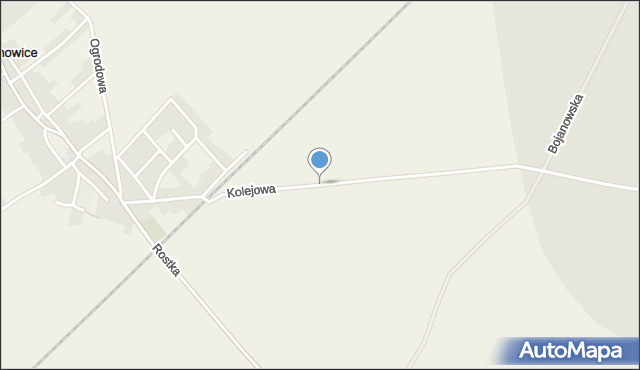 Wojnowice gmina Krzanowice, Kolejowa, mapa Wojnowice gmina Krzanowice