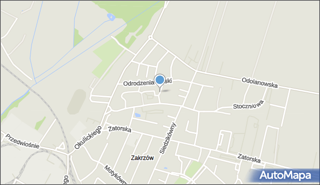 Wrocław, Kotwiczna, mapa Wrocławia