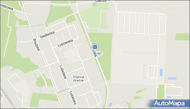 Wrocław, Kozia, mapa Wrocławia