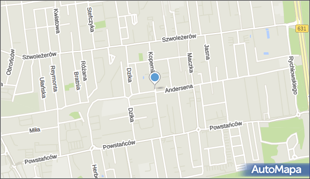 Ząbki powiat wołomiński, Kopernika Mikołaja, mapa Ząbki powiat wołomiński