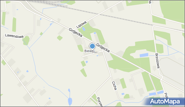 Badowo-Mściska, Krótka, mapa Badowo-Mściska