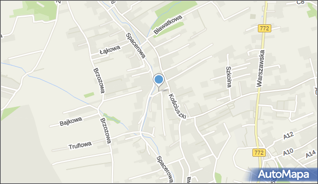 Bibice, Krótka, mapa Bibice