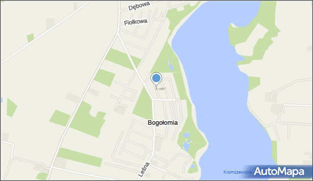 Bogołomia, Krokusowa, mapa Bogołomia