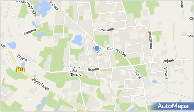 Bojano, Króla Bolesława Chrobrego, mapa Bojano