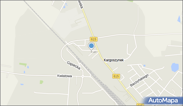 Ciechanów, Krzywa, mapa Ciechanów