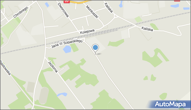 Drawsko Pomorskie, Króla Jana III Sobieskiego, mapa Drawsko Pomorskie