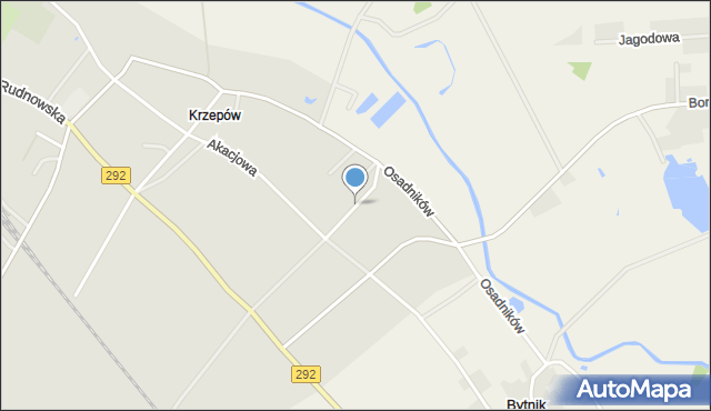 Głogów, Kresowa, mapa Głogów