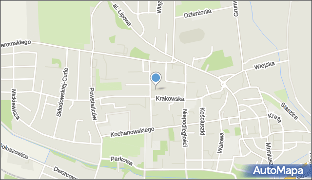 Głubczyce, Króla Bolesława Chrobrego, mapa Głubczyce