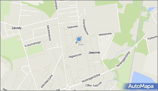 Goleniów, Króla Jana III Sobieskiego, mapa Goleniów