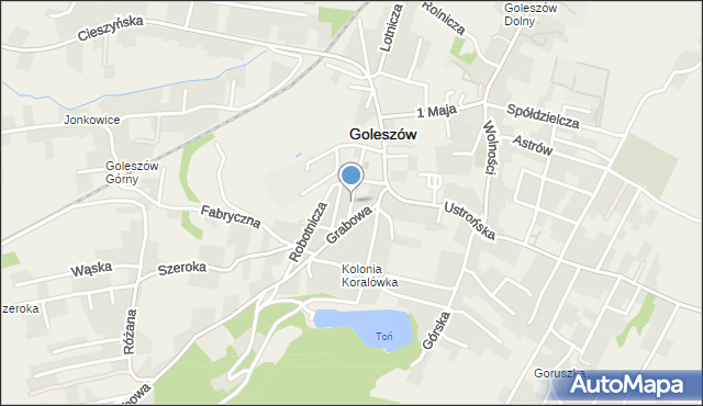Goleszów powiat cieszyński, Krótka, mapa Goleszów powiat cieszyński