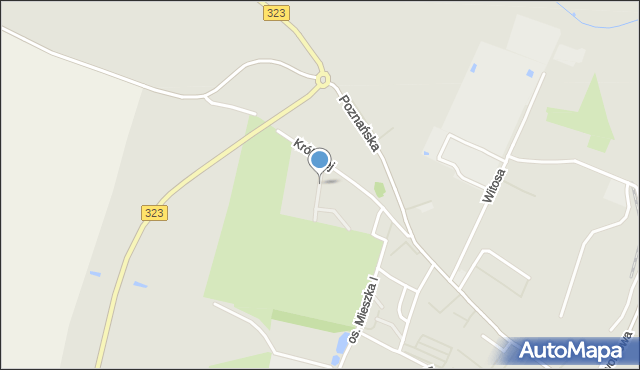 Góra, Króla Władysława Jagiełły, mapa Góra