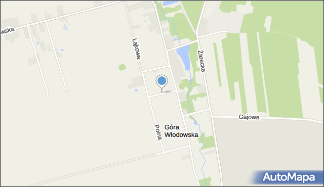 Góra Włodowska, Krótka, mapa Góra Włodowska