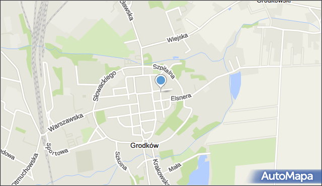 Grodków powiat brzeski, Króla Władysława Jagiełły, mapa Grodków powiat brzeski
