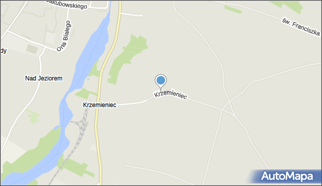 Iłża, Krzemieniec, mapa Iłża