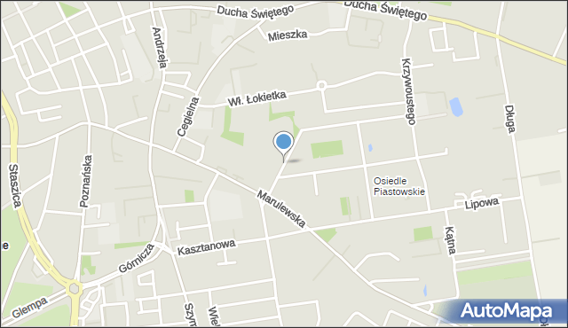 Inowrocław, Króla Władysława Jagiełły, mapa Inowrocławia